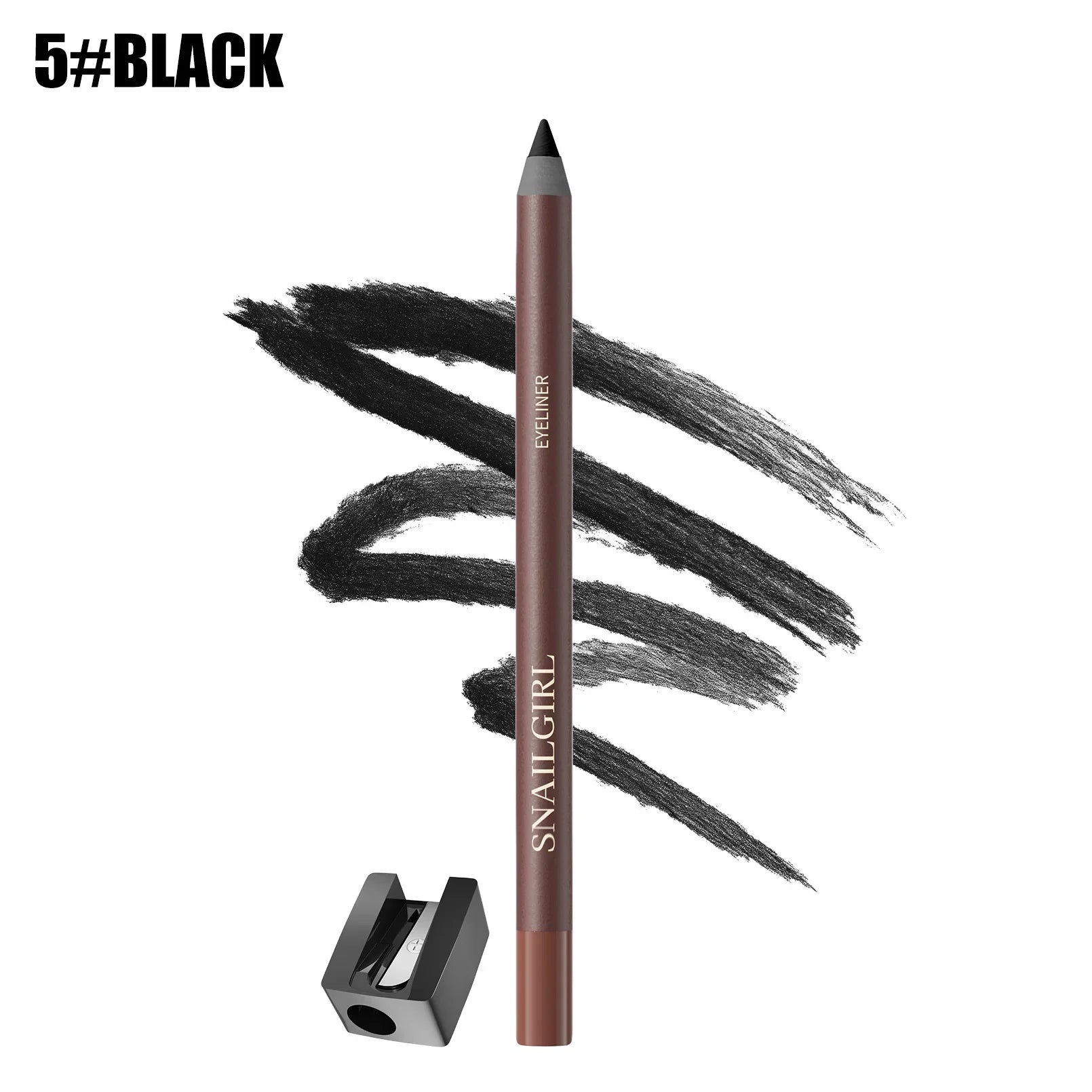 24HR Waterproof Eyeliner Pencil with Built-in Sharpener