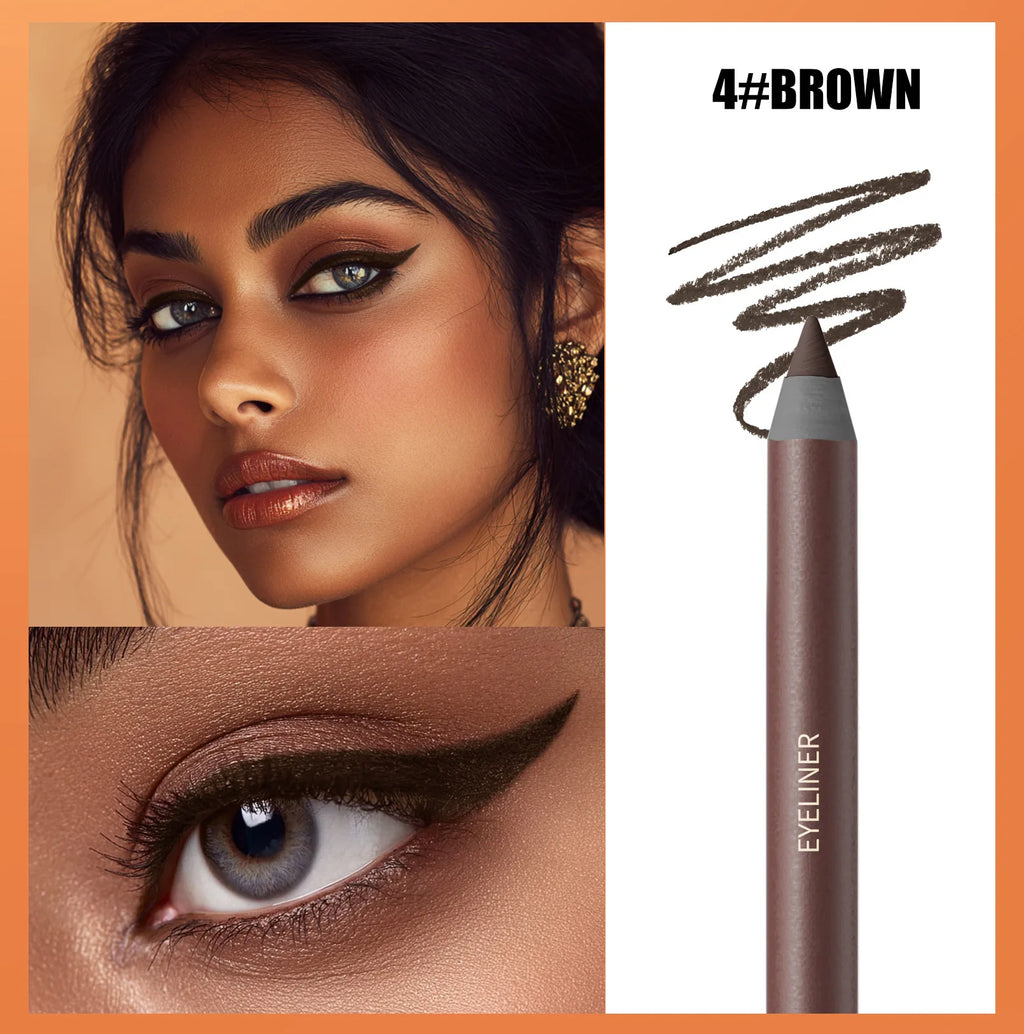 24HR Waterproof Eyeliner Pencil with Built-in Sharpener