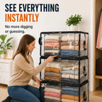 ✨LAST DAY 50%OFF ✨Large Heavy-Duty Thick Plastic Clear Storage Bag for Clothes, Moving & Storage