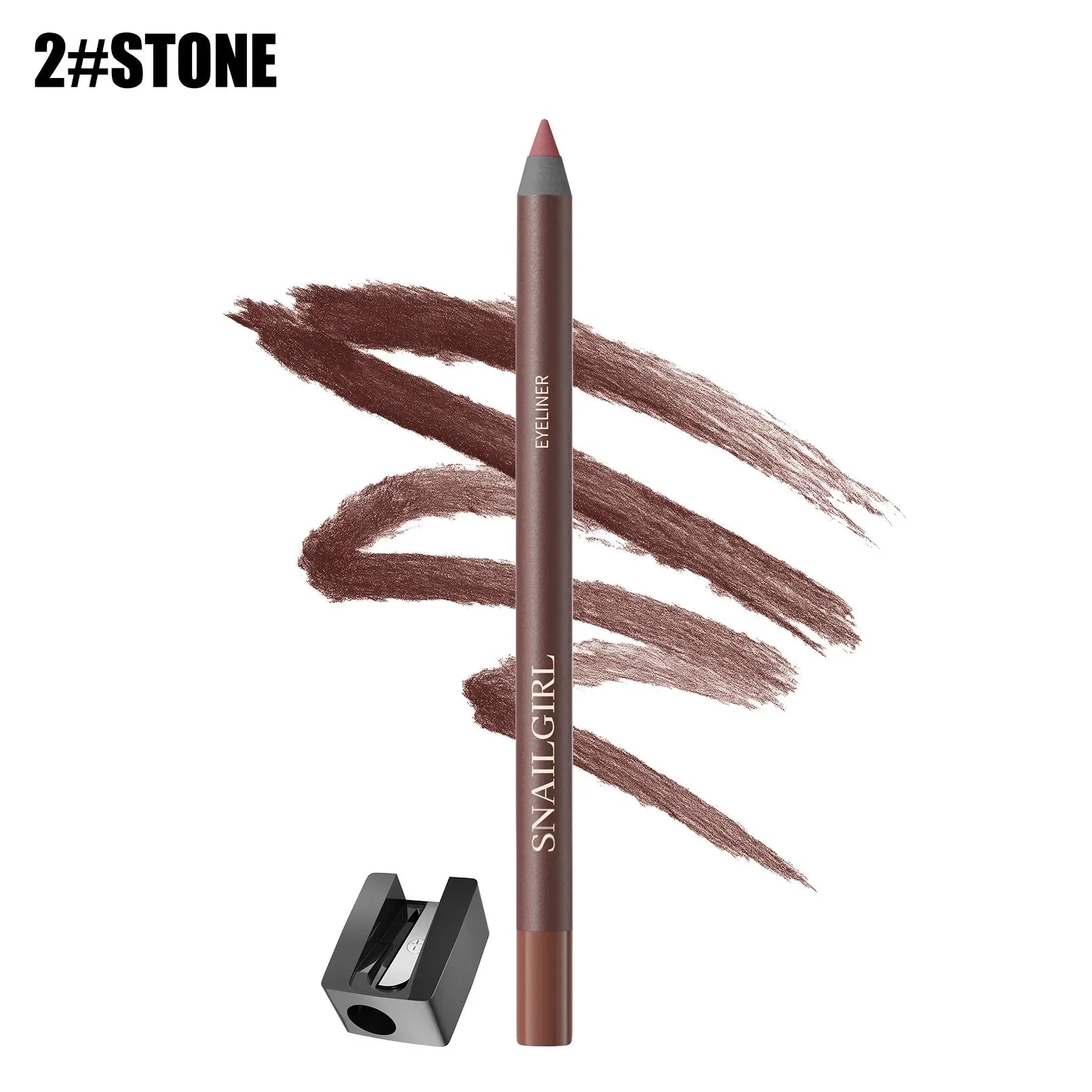 24HR Waterproof Eyeliner Pencil with Built-in Sharpener
