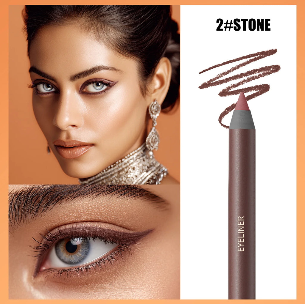 24HR Waterproof Eyeliner Pencil with Built-in Sharpener