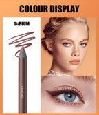 24HR Waterproof Eyeliner Pencil with Built-in Sharpener