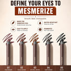 24HR Waterproof Eyeliner Pencil with Built-in Sharpener