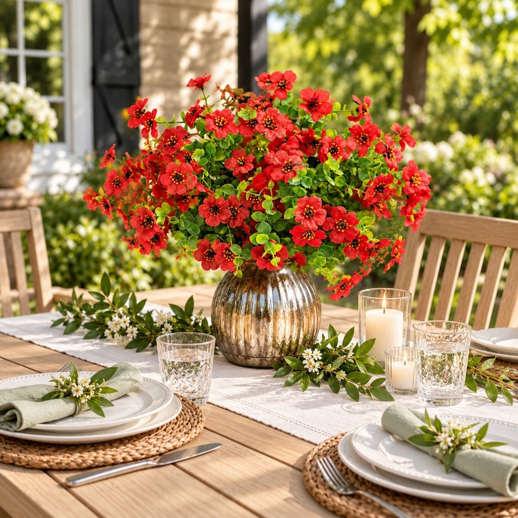UV-Resistant Artificial Wildflower Stem for Outdoors