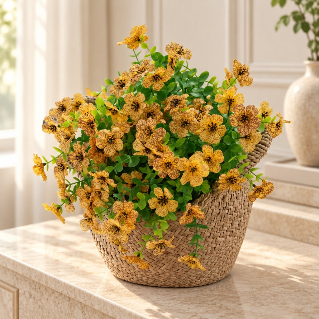 UV-Resistant Artificial Wildflower Stem for Outdoors